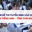 Đề Thi Đại Học 2022 Tiếng Anh